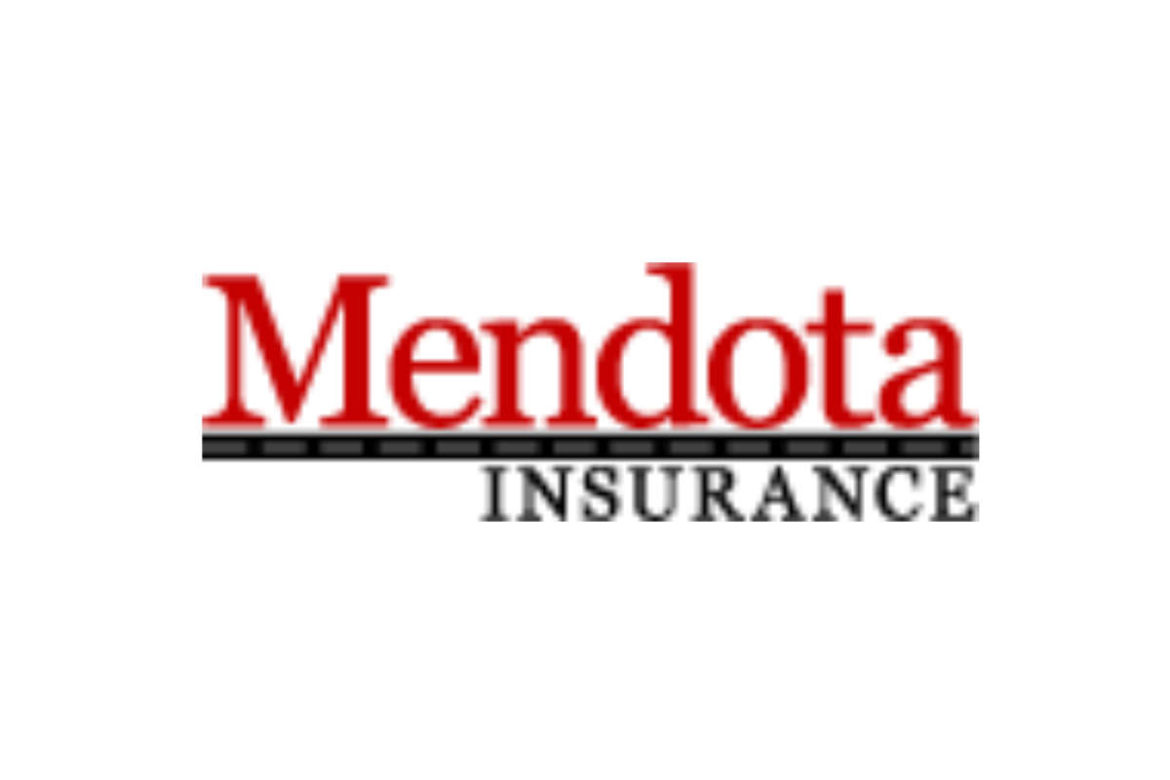 Mendota Insurance logo with white background
